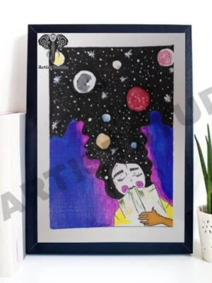 Never Stop Dreaming (Abstract Art)