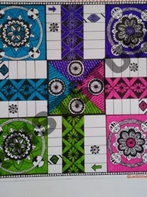 Ludo Board (Mandala)