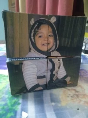 Magic photo cube
