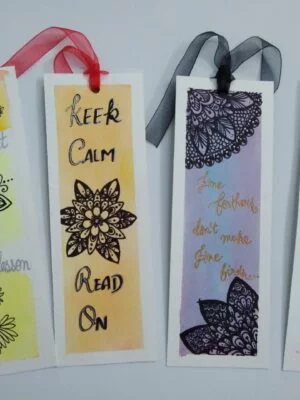 Mandala Style Bookmarks (Pack of 4)