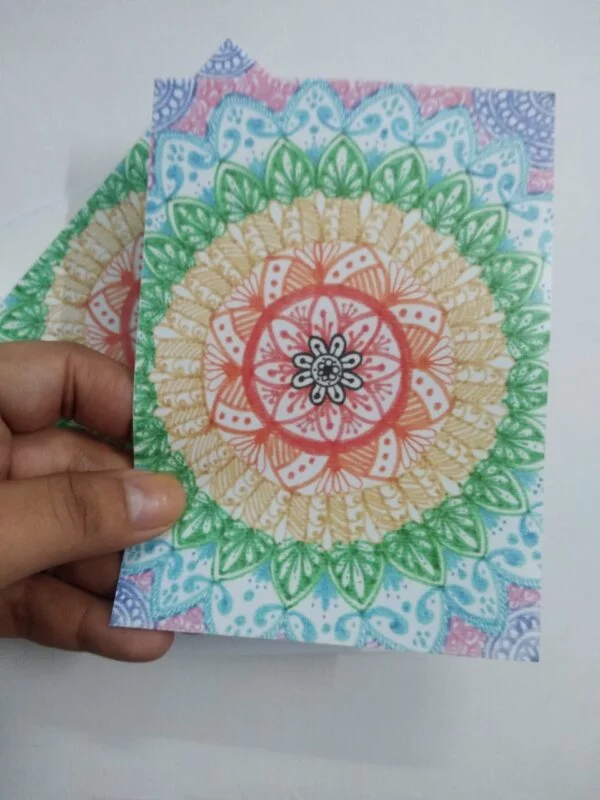 Rainbow Mandala Sticker - Image 2